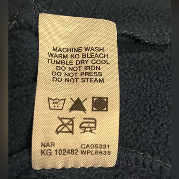 WOOLRICH Blue Fleece Full Zip Vest Women’s M - Picture 4 of 9